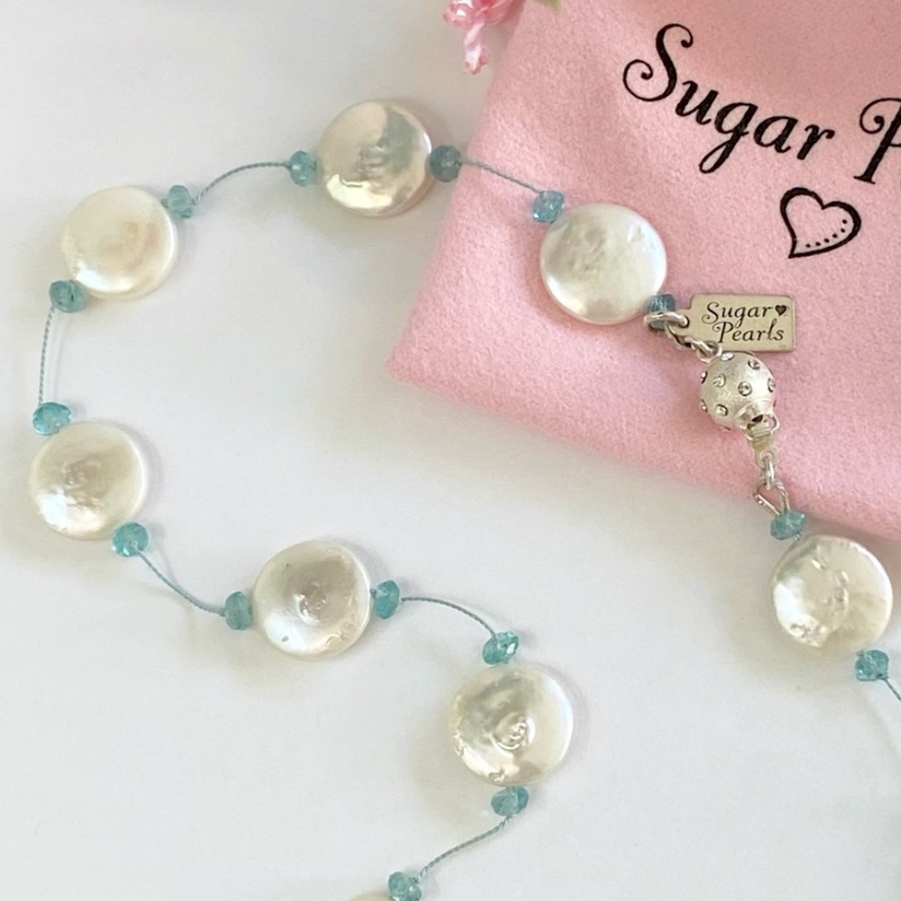 Tin Cup Coin Pearl & Appetite Necklace - Picture 3 of 6